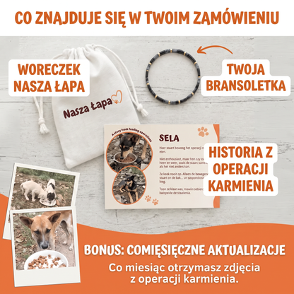 Bransoletka Miyuki Zaćmienie – Nasza Łapa