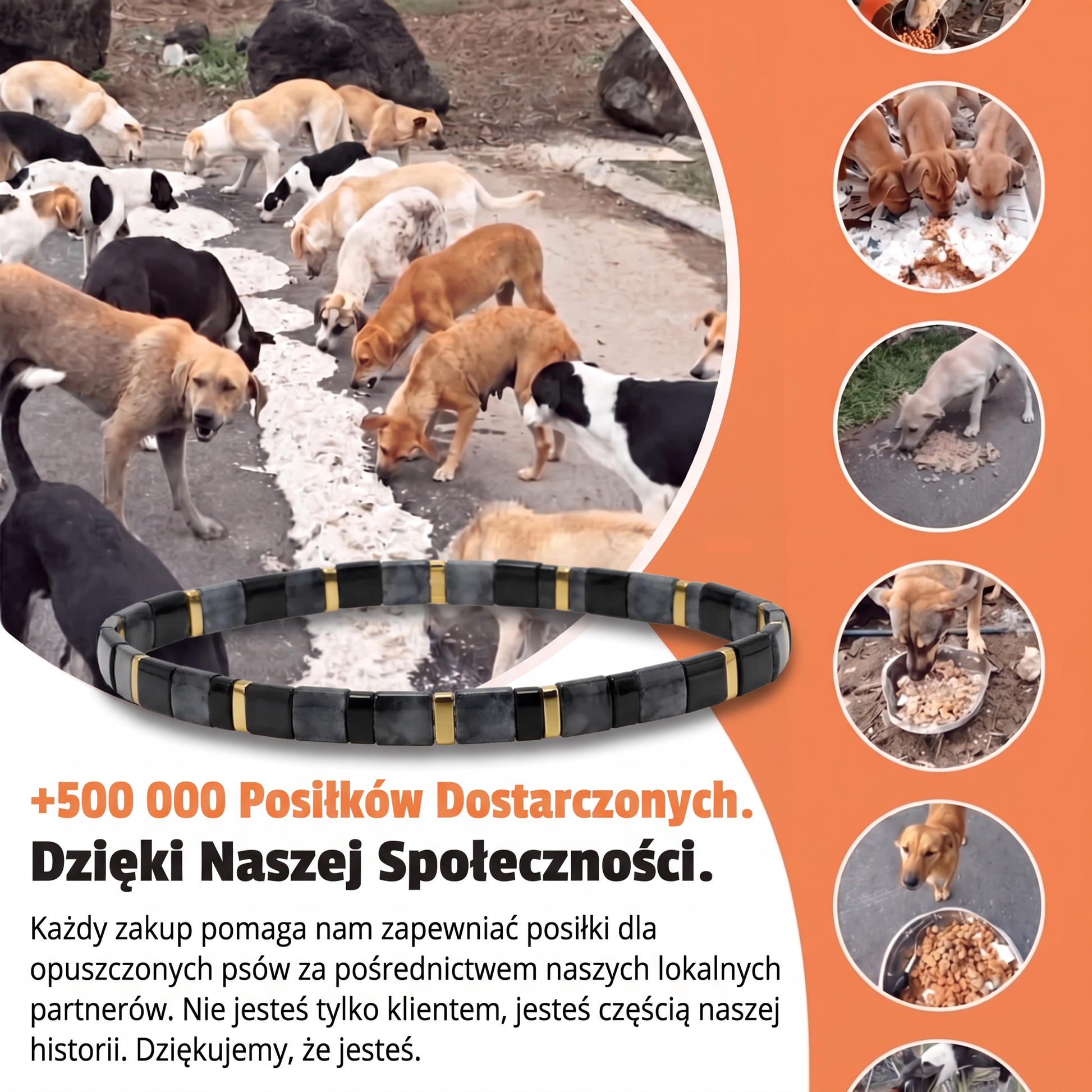 Bransoletka Miyuki Zaćmienie – Nasza Łapa