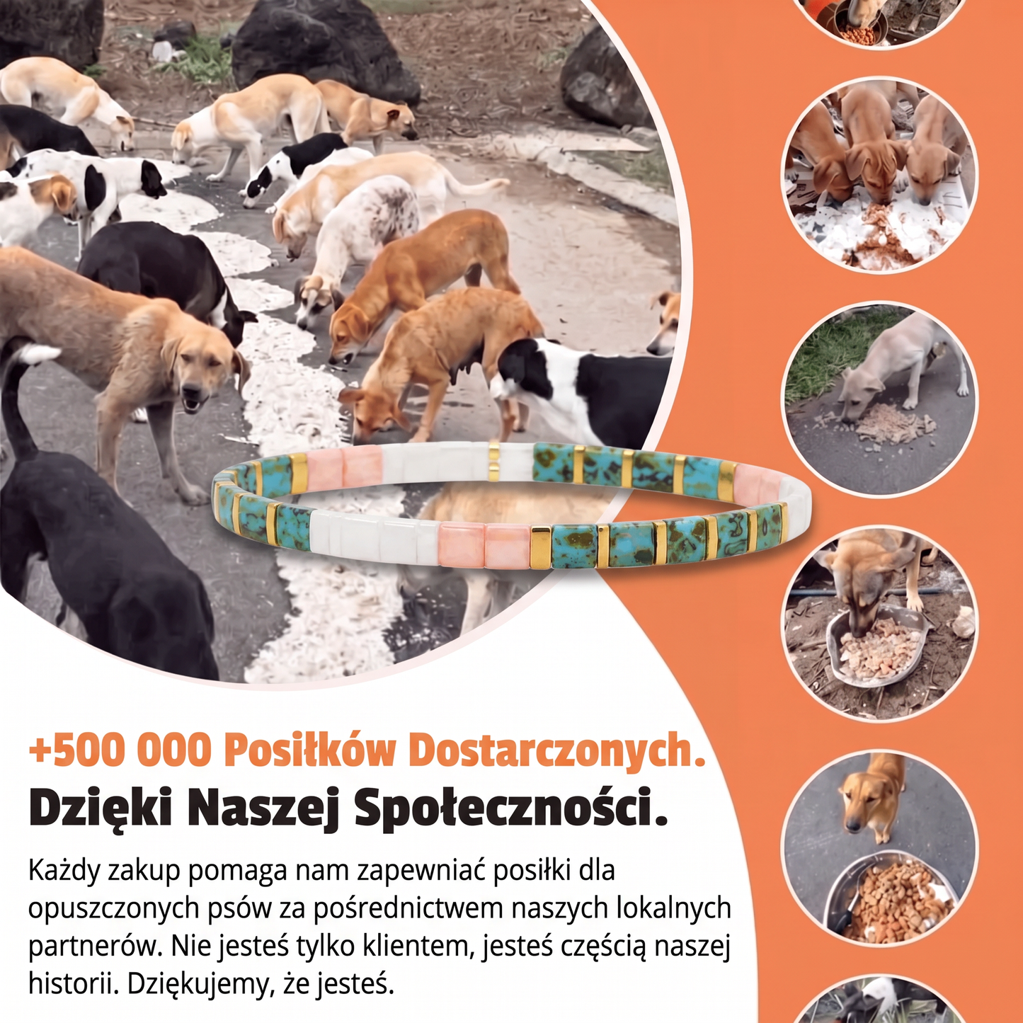 Bransoletka Miyuki Riwiera – Nasza Łapa