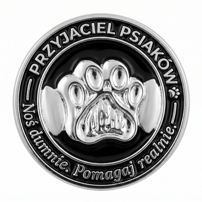 Przypinka - Przyjaciel Psiaków