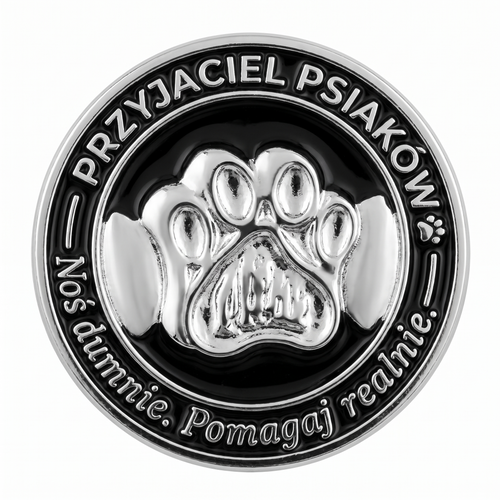 Przypinka - Przyjaciel Psiaków