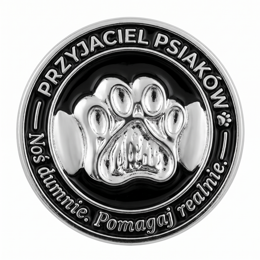 Przypinka - Przyjaciel Psiaków